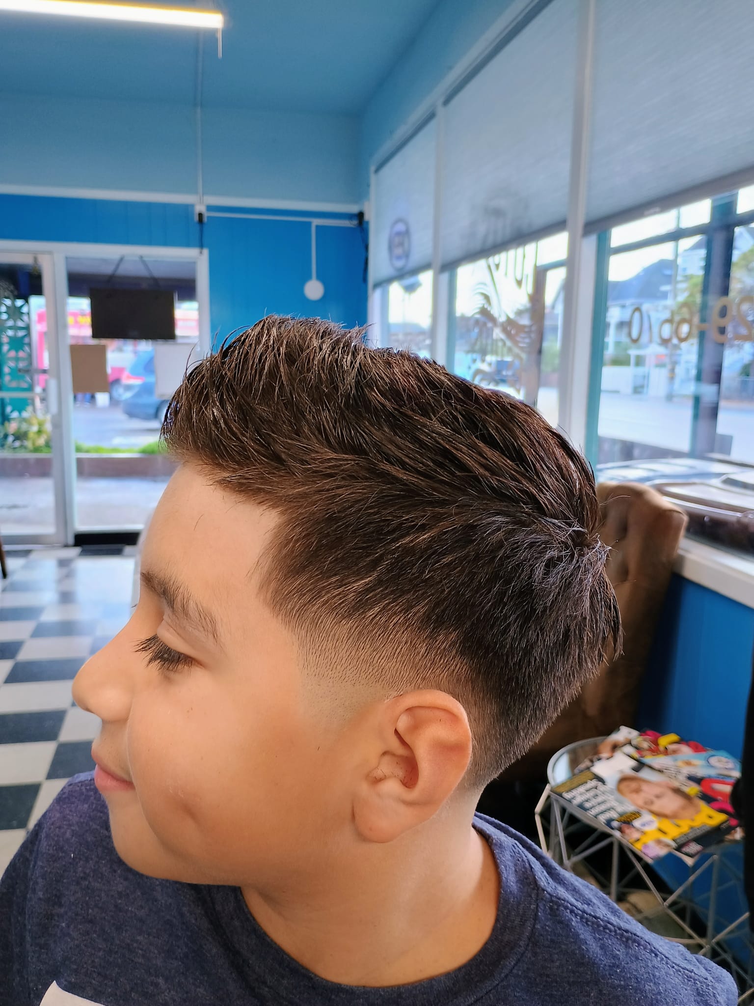 Kids' fade haircut