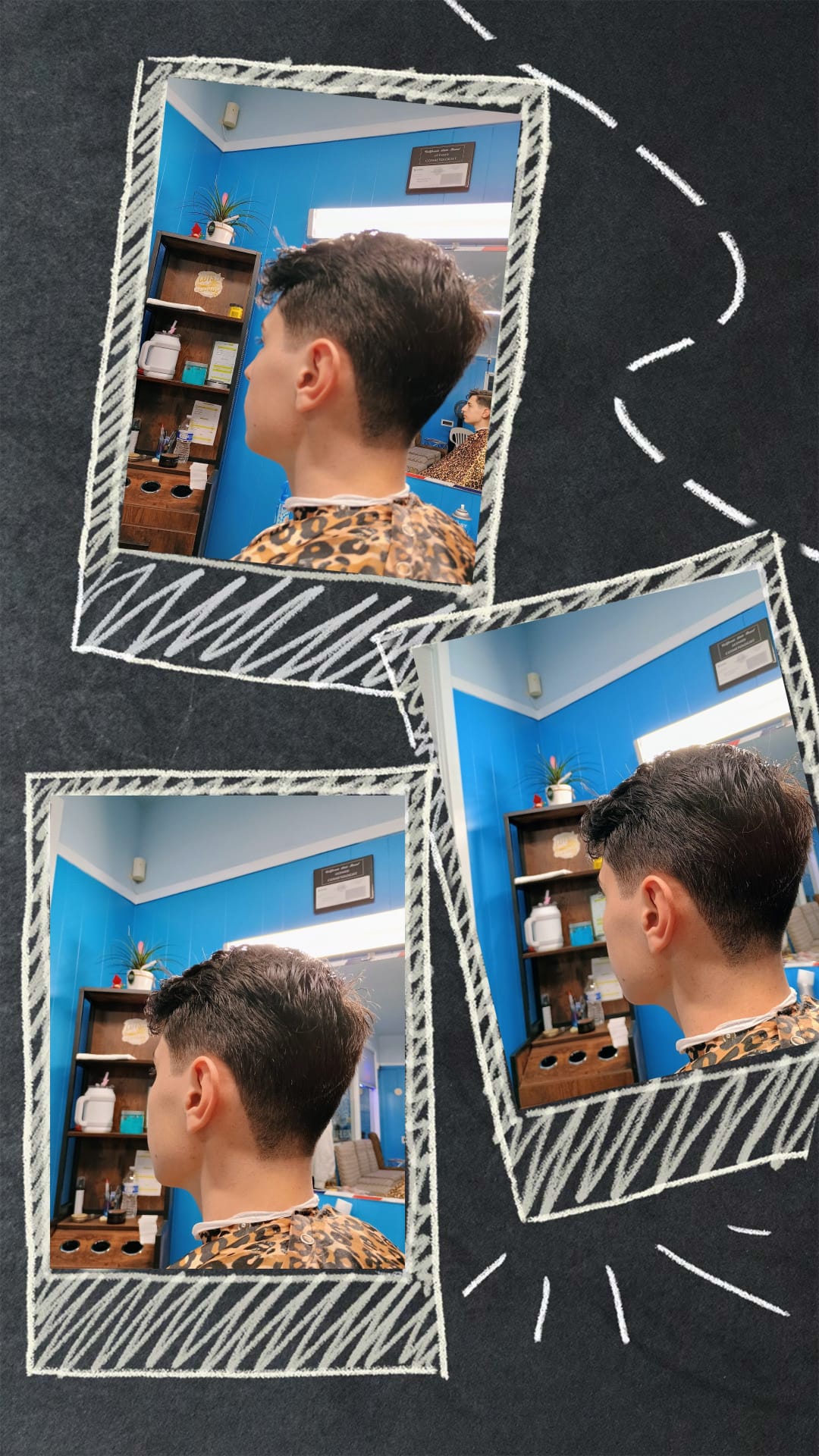 Men's classic haircut