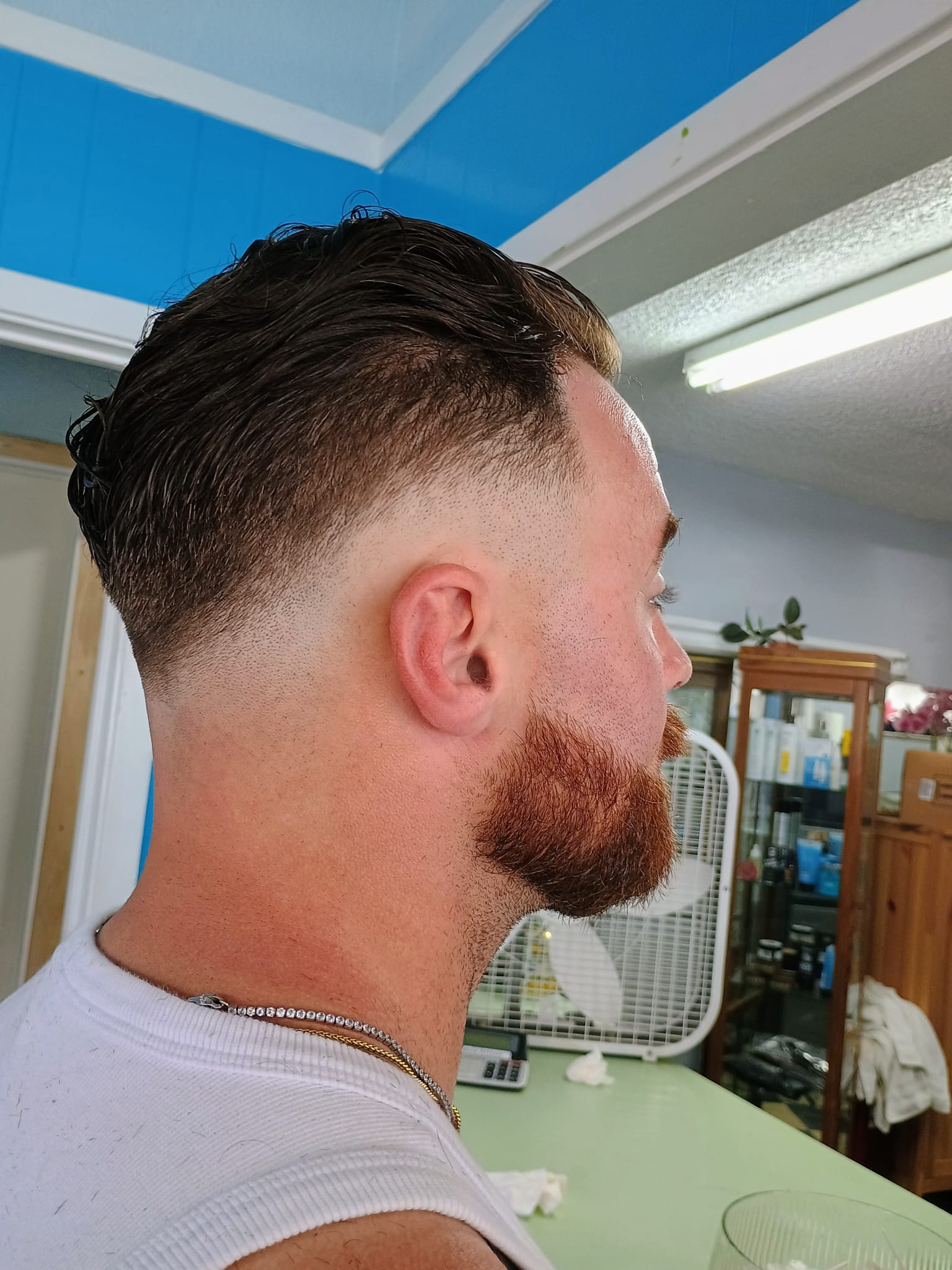 Men's fade haircut